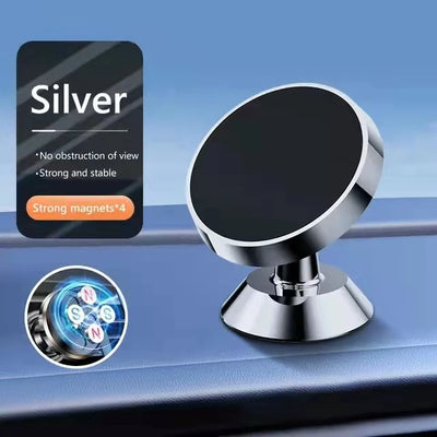 Magnetic Car Phone Holder With GPS Mount For Easy Access - Smarsty