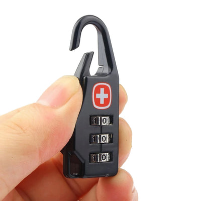 Outdoor Backpack Handbag Zipper Lock Anti Theft Portable Mini Combination Code Number Lock for Travel Backpack Accessories - Smarsty