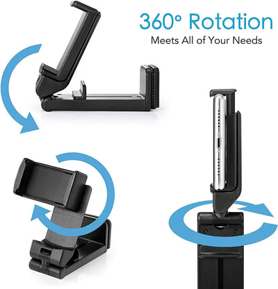 Foldable Airplane Phone Holder Stand With 360 Rotation - Smarsty