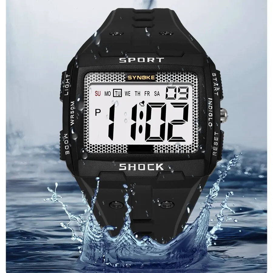 SYNOKE Waterproof Sports Watch with Night Glow Feature - Smarsty