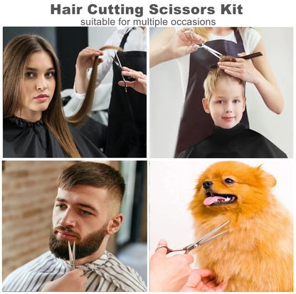 Professional Hair Scissors Set for Effortless Cutting - Smarsty