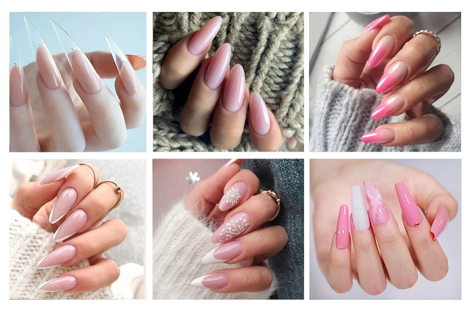 Milky White Hard Gel For Nail Extension 30ML - Smarsty