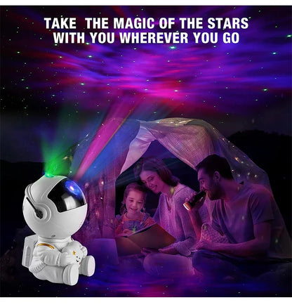 Galaxy Star Astronaut Projector LED Night Light - Smarsty