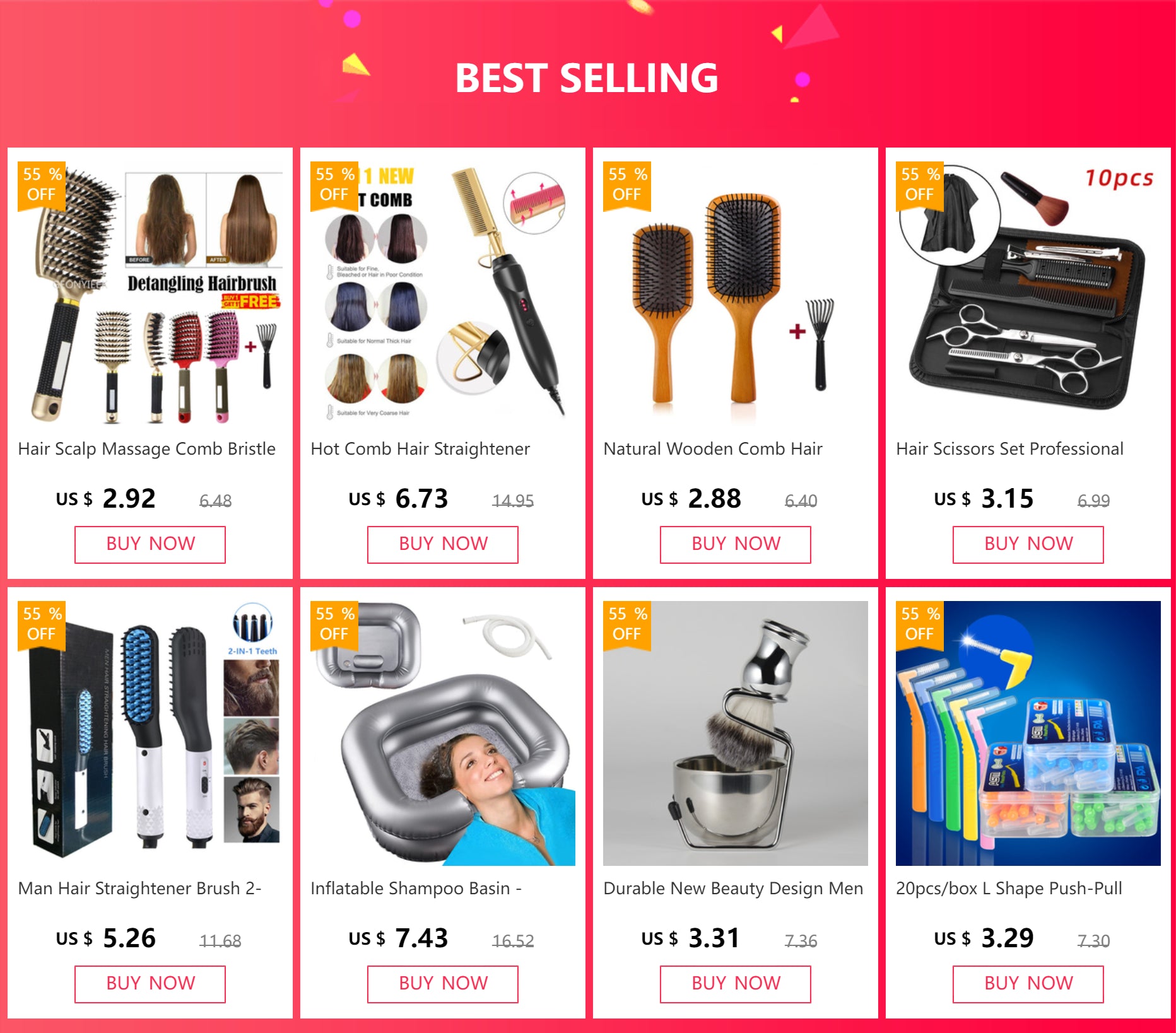 High Quality Laser Scale Hair Comb for Professionals - Smarsty