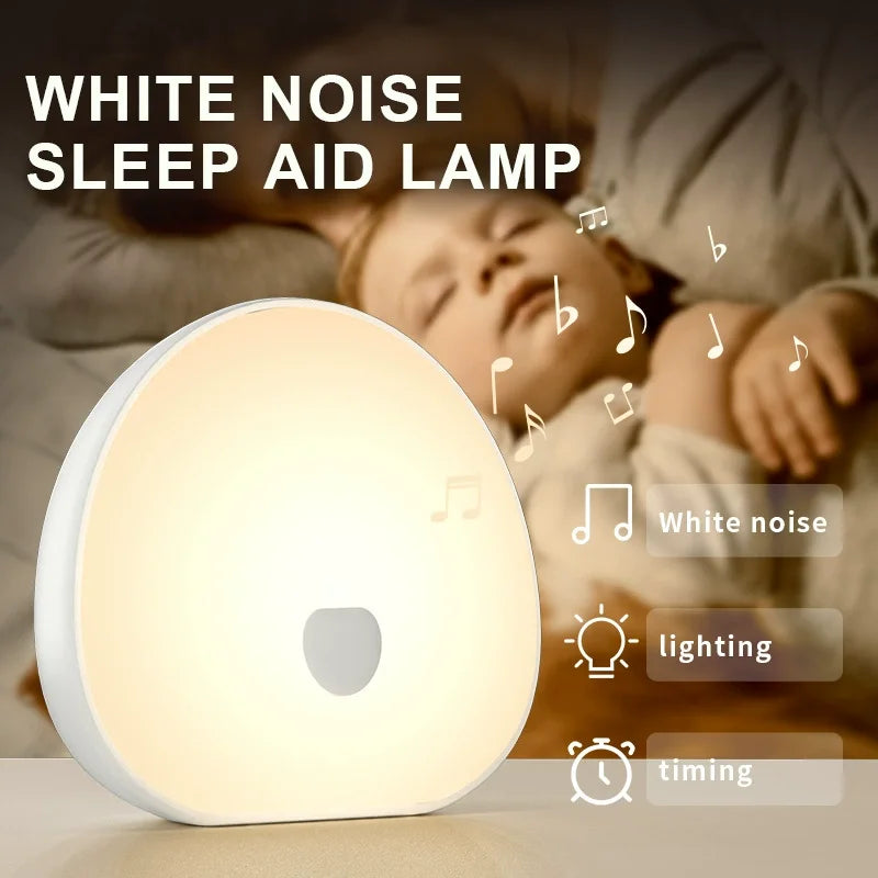 Rechargeable White Noise Machine With Soothing Night Light - Smarsty