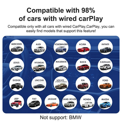 Plug And Play Wireless CarPlay Android Auto Adapter - Smarsty