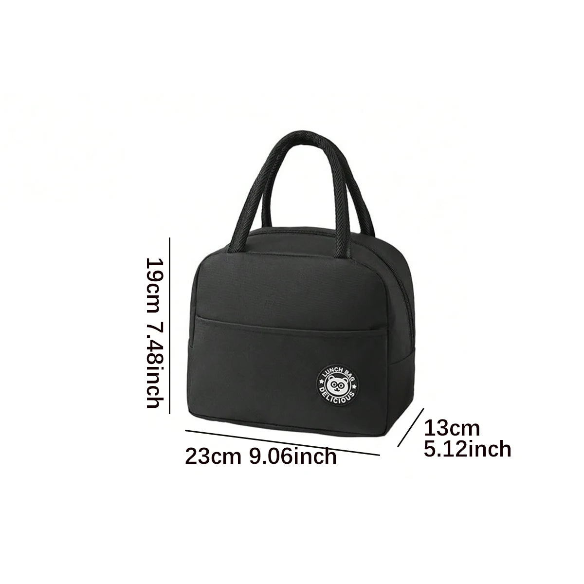 Large Capacity Insulated Lunch Bag For Bento And School - Smarsty