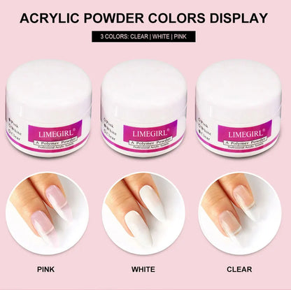Acrylic Powder and Liquid Monomer Nail Art Kit - Smarsty