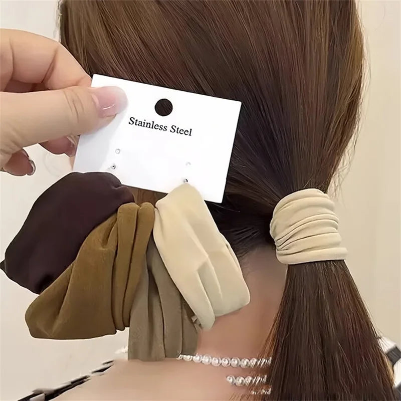 Widen Thick Hair Bands Set Ponytail Holders For Women - Smarsty