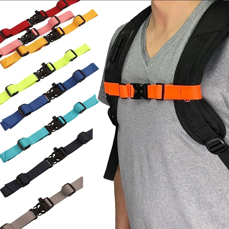 Backpack Chest Bag Strap Harness Adjustable Shoulder Strap For Bag Outdoor Camping Tactical Bags Straps Accessories For Backpack - Smarsty