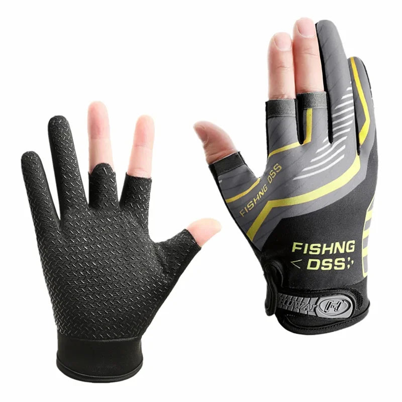 Men's Summer Fishing Gloves Breathable Anti Slip Protection - Smarsty