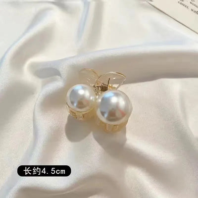 Large Pearl Hair Claw Clip Acrylic Fashion Barrette Stylish - Smarsty