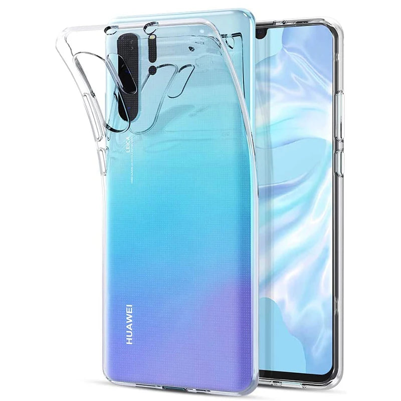 Clear Ultra Thin Silicone Case For P Series Phones Slim - Smarsty
