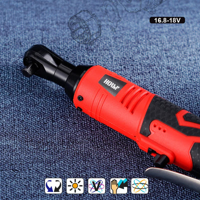 Cordless Electric Wrench 65Nm Right Angle Ratchet Tool - Smarsty