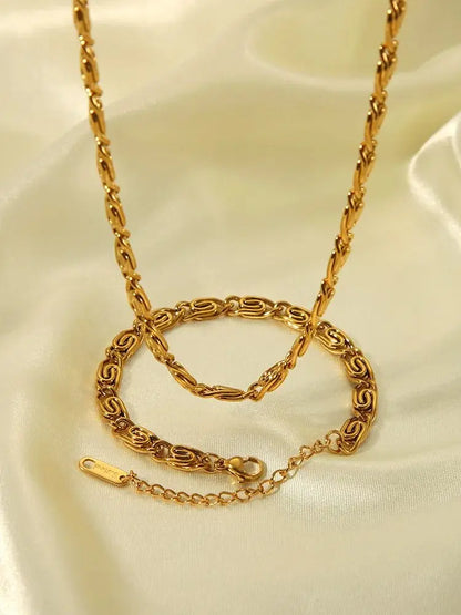 Stainless Steel Geometric Jewelry Set for Women - Smarsty