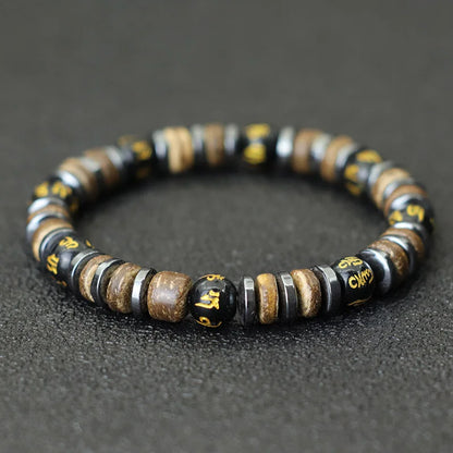 Natural Stone Beaded Bracelet for Men with Unique Design - Smarsty