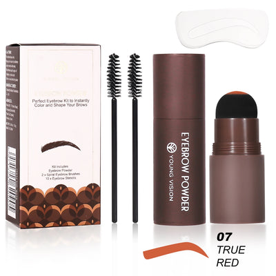 Eyebrow Stamp Stencil Kit for Long-Lasting Waterproof Makeup - Smarsty