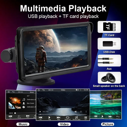 7 Inch Touch Screen Car Radio With Wireless CarPlay - Smarsty
