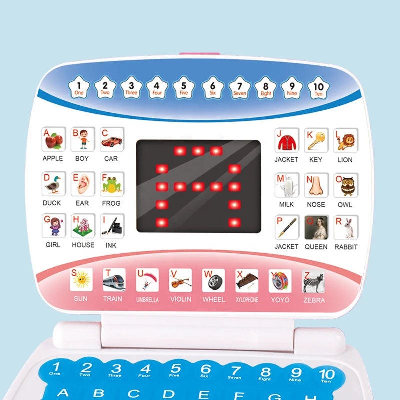 Learning Machine Laptop Computer Child Electronic Preschool Language Education Toys Gift Toddler Kid Developing Cognitive Skills - Smarsty