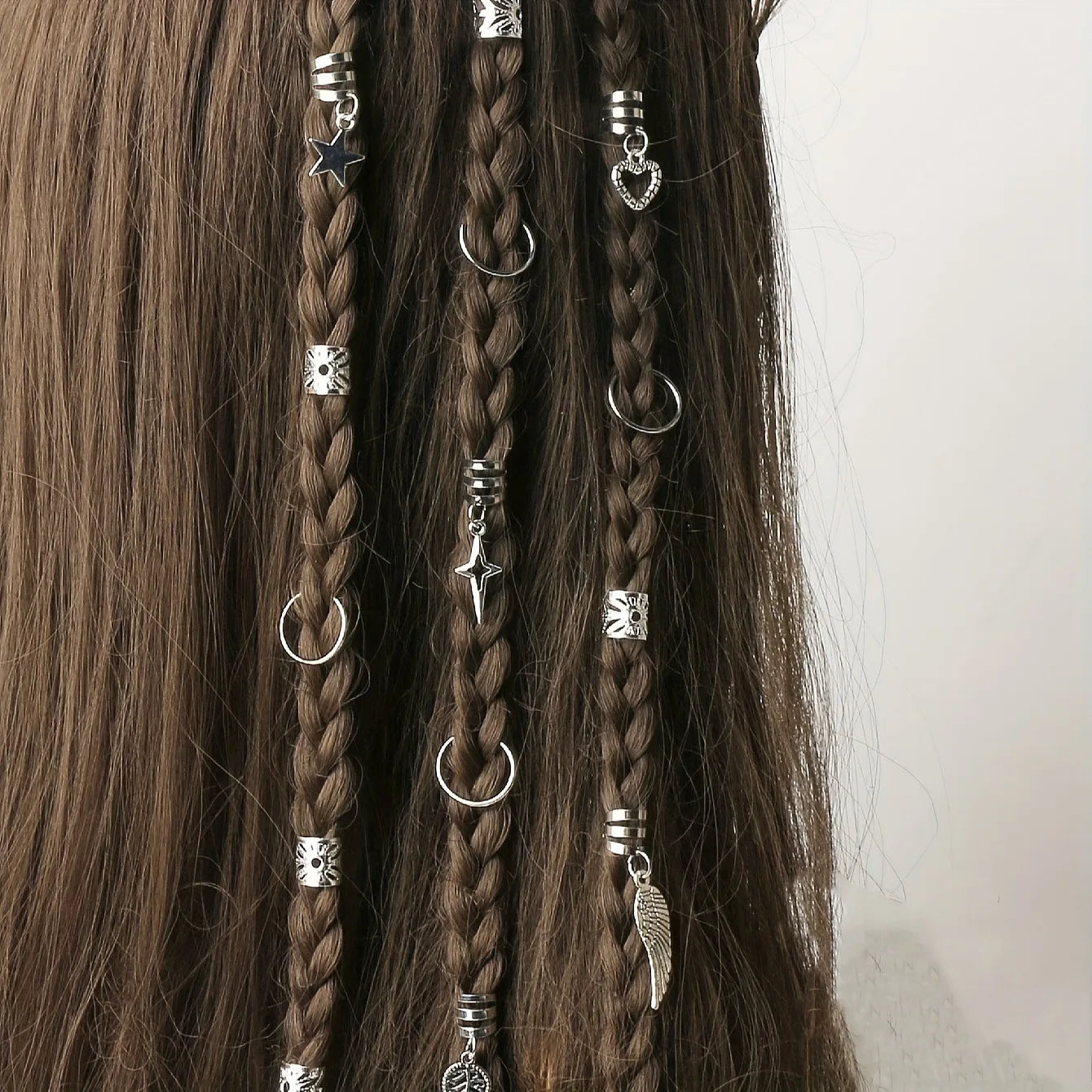 45pcs Alloy Braid Hair Rings for Stylish Dreadlocks - Smarsty