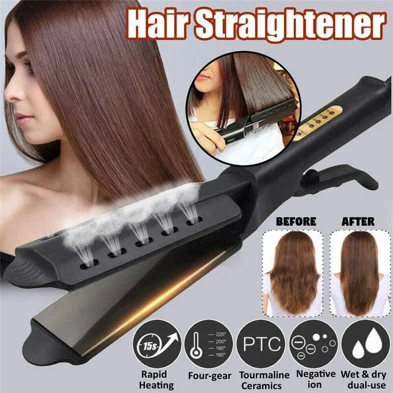 Dual Use Hair Straightener and Curler with Constant Temperature - Smarsty