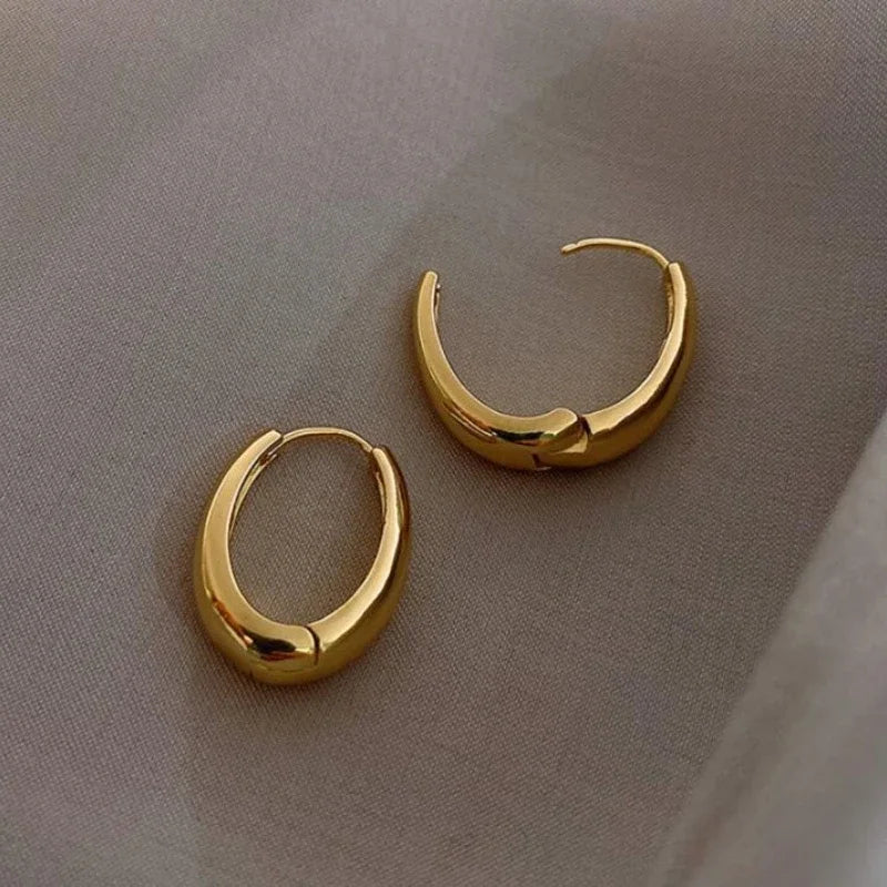 Vintage Metal Drop Earrings for Women - Classic Party Jewelry - Smarsty