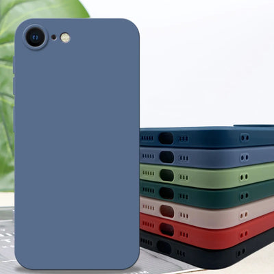 Smarsty Shockproof Soft TPU iPhone 8 Case Liquid Silicone Back -