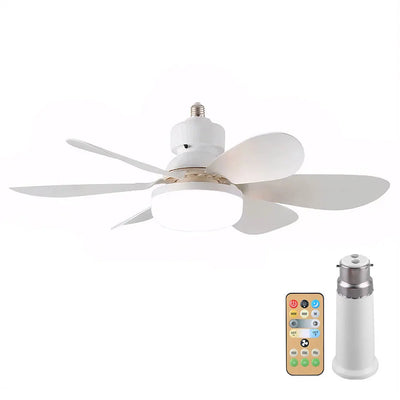 Screw in Ceiling Fan in Light Socket with Remote Ceiling Fan with Light for Bedroom Kitchen Living Room