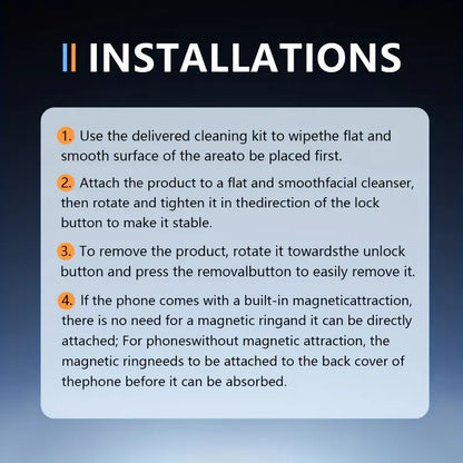 Novora Ultra Strong Vacuum Suction Car Phone Holder 360° Magnetic Mount with 66 lbs Twist-Lock Force Foldable & Magsafe Compatib