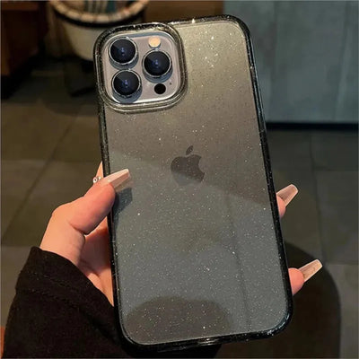 Clear Glitter Silicone Phone Case For iPhone Shockproof - Smarsty