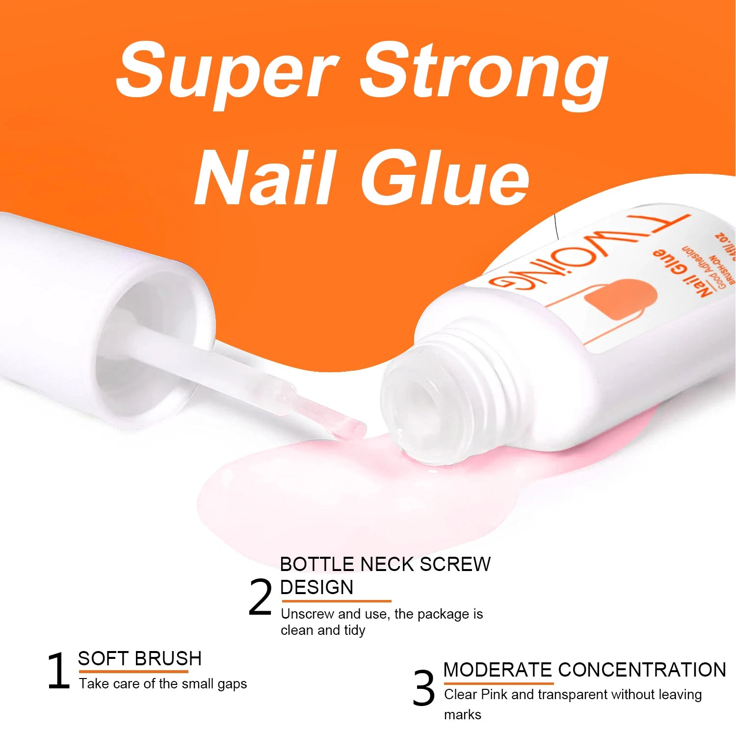 Super Strong Nail Glue for Lasting Adhesion - Smarsty