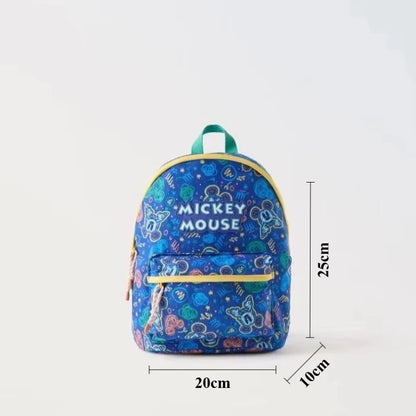 Mickey Mouse Canvas Backpack Large Capacity School Bag - Smarsty