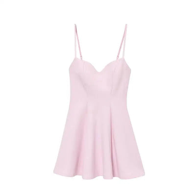 Dresses Summer Women's 2025 New Chic Slim Tube Top Elegant Mini Camisole Women's Dress Street Fashion Youth Holiday Dress - Smarsty