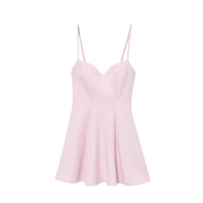 Dresses Summer Women's 2025 New Chic Slim Tube Top Elegant Mini Camisole Women's Dress Street Fashion Youth Holiday Dress - Smarsty