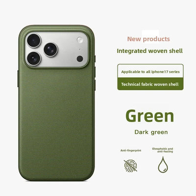 NEW Technology Woven Case For IPhone 17 16 15 14 13 Pro Max Phone Original Official For Magsafe Magnetic Protector Cover Fundas