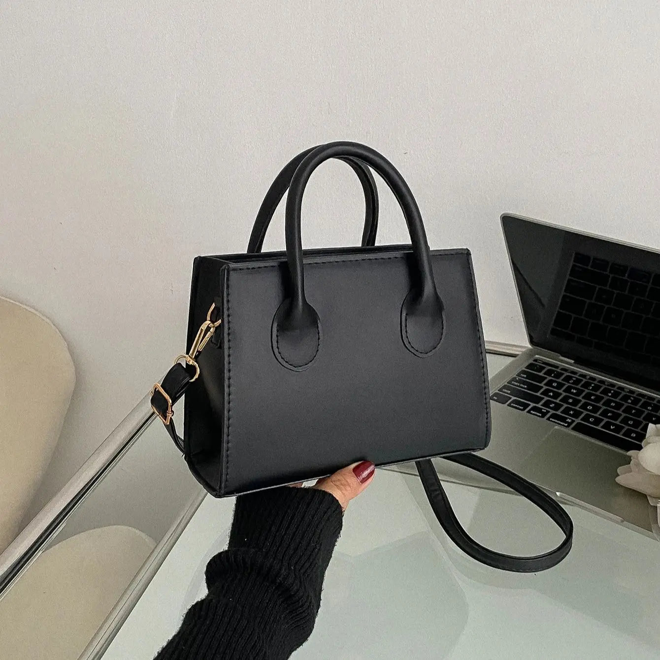 PU Leather Crossbody Bag For Women Large Capacity Tote - Smarsty