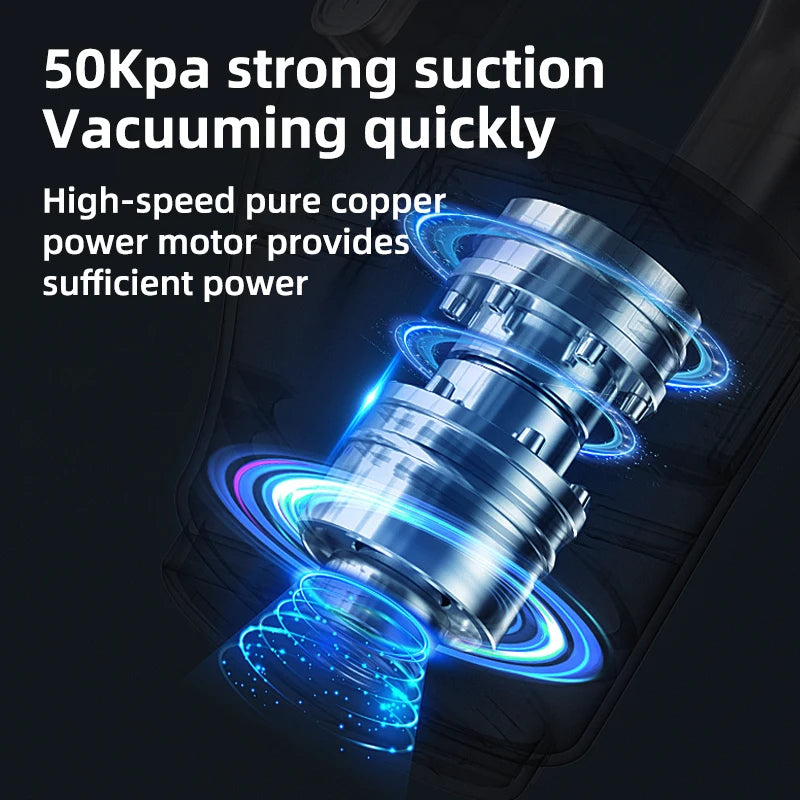 Wireless Car Vacuum Cleaner Wet Dry Dual Use Handheld - Smarsty