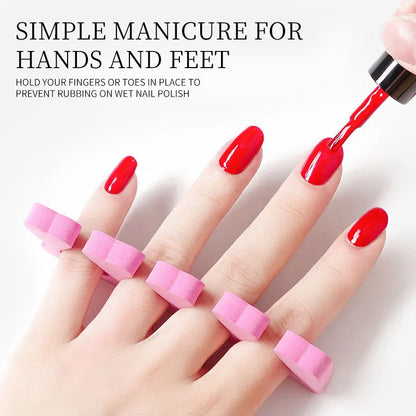 200pcs Soft Foam Toe Separators for Manicure Pedicure - Smarsty