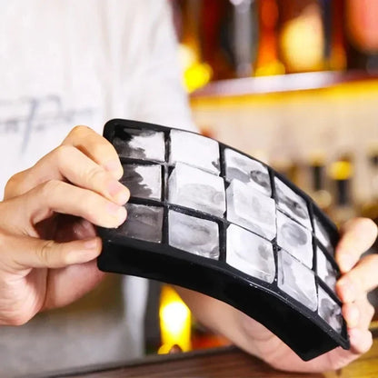Large Food Grade Silicone Ice Cube Tray Mold - Smarsty