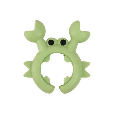 4/1PCS Silicone Spatula Rack Small Crab Anti Scalding Overflow Pot Clip Spoon Holder Clip Universal Shovel Rack Kitchen Gadget by Smarsty