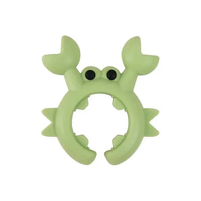 4/1PCS Silicone Spatula Rack Small Crab Anti Scalding Overflow Pot Clip Spoon Holder Clip Universal Shovel Rack Kitchen Gadget
