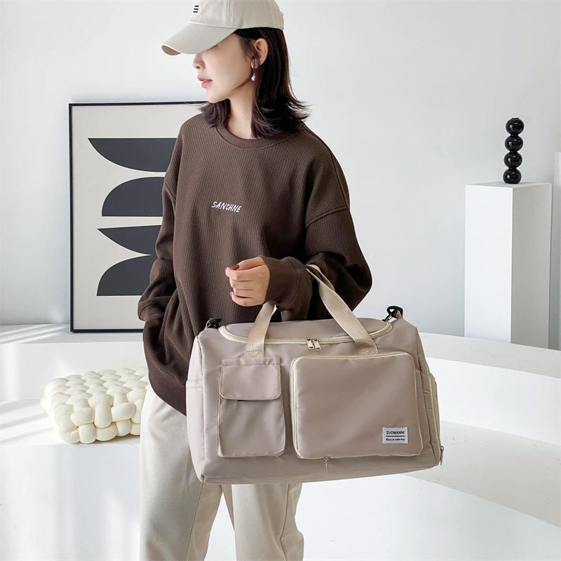 Unixinu Carry On Weekender Duffle Bag With Shoe Compartment - Smarsty