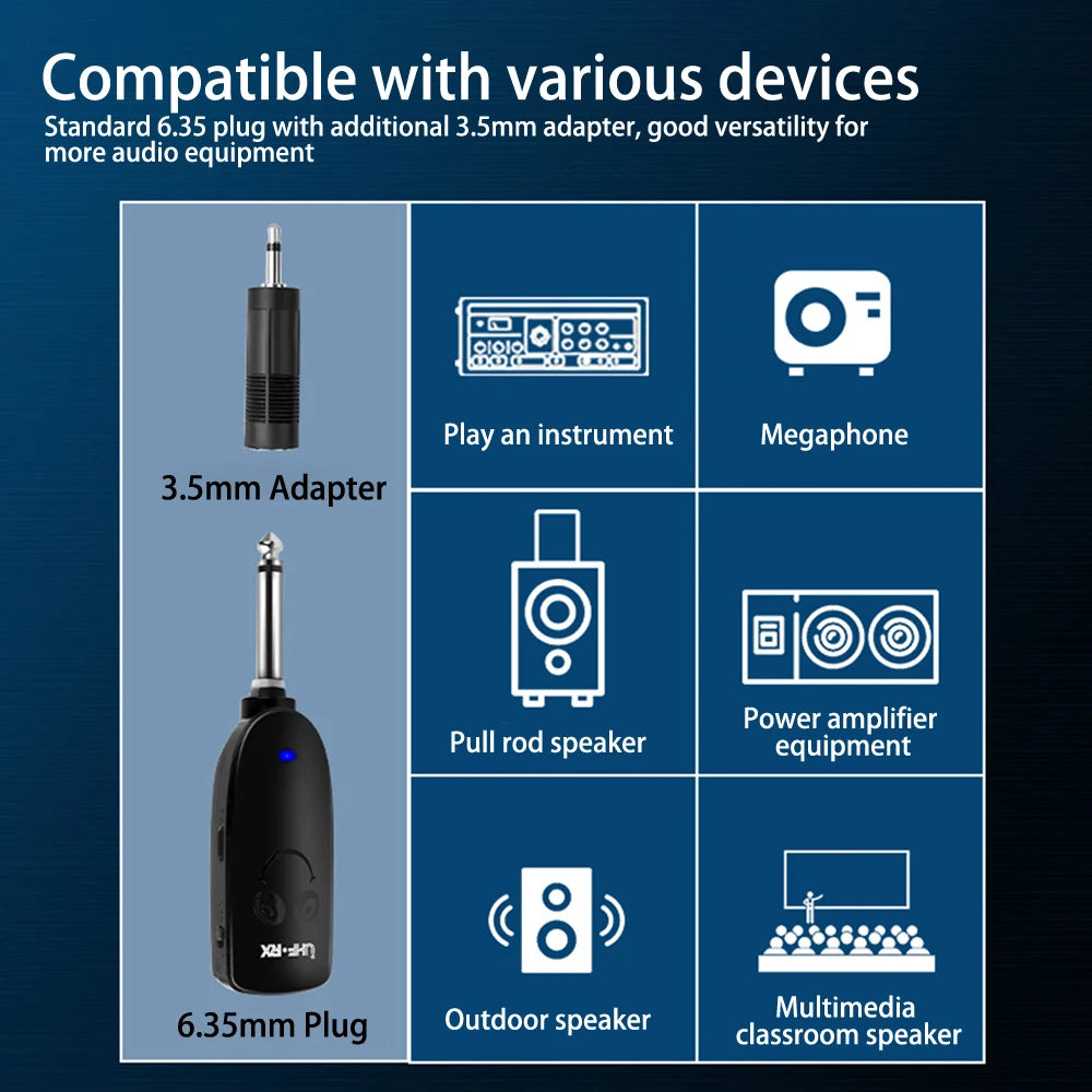 Wireless Microphone Receiver for Saxophone and Trumpet - Smarsty