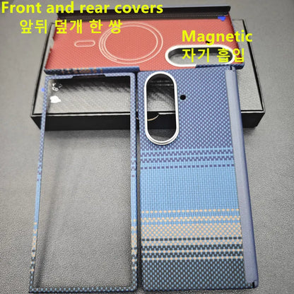Aramid Magnetic Case For Z Fold 7 Carbon Fiber MagSafe - Smarsty