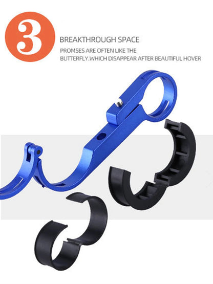 10/20/30cm Bicycle Handlebar Extended Bracket MTB Headlight Mount Extented Bar Road Mountain Bike Handlebar Extender Rack Parts