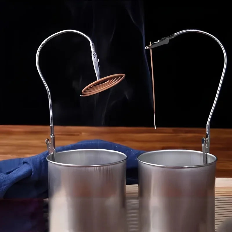 1/3pcs Double-ended Mosquito-repellent Incense Clip Universal Crocodile Clip Bracket Broken Incense Clip Extended Hose