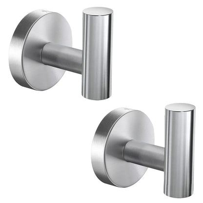 Stainless Steel Towel Hooks for Secure Bathroom Organization - Smarsty