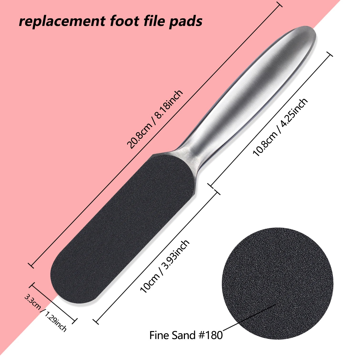 Professional Foot Rasp Replacement Files for Effective Dead Skin Removal - Smarsty