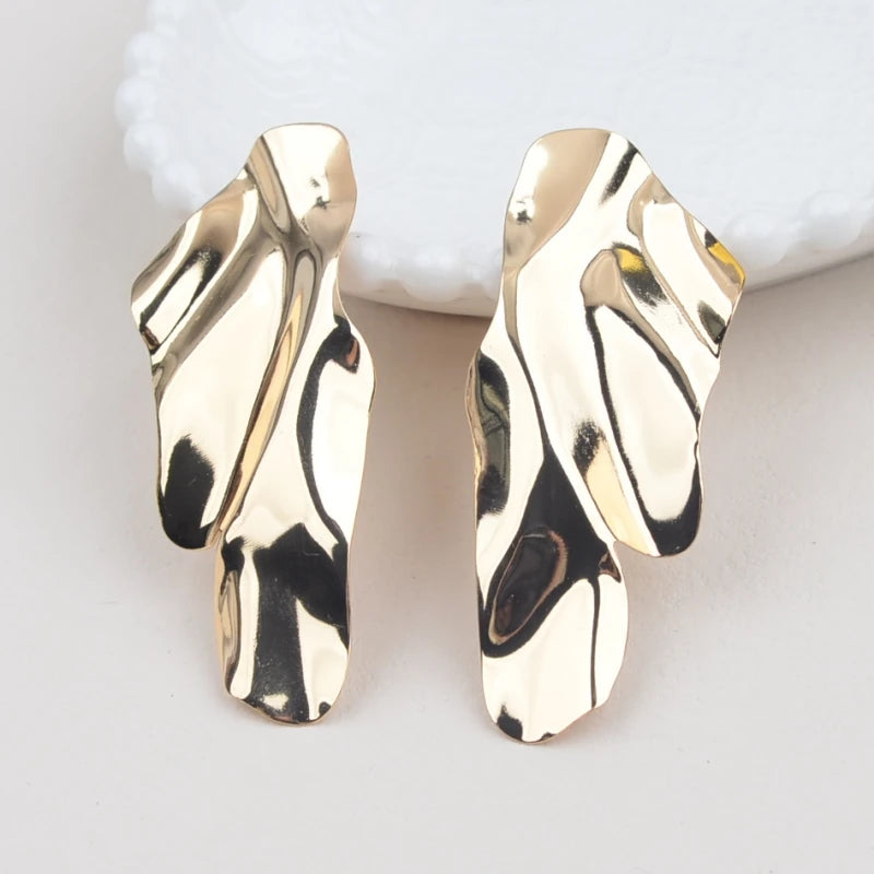 Statement Long Dangle Earrings for Women Big Twisted Style - Smarsty