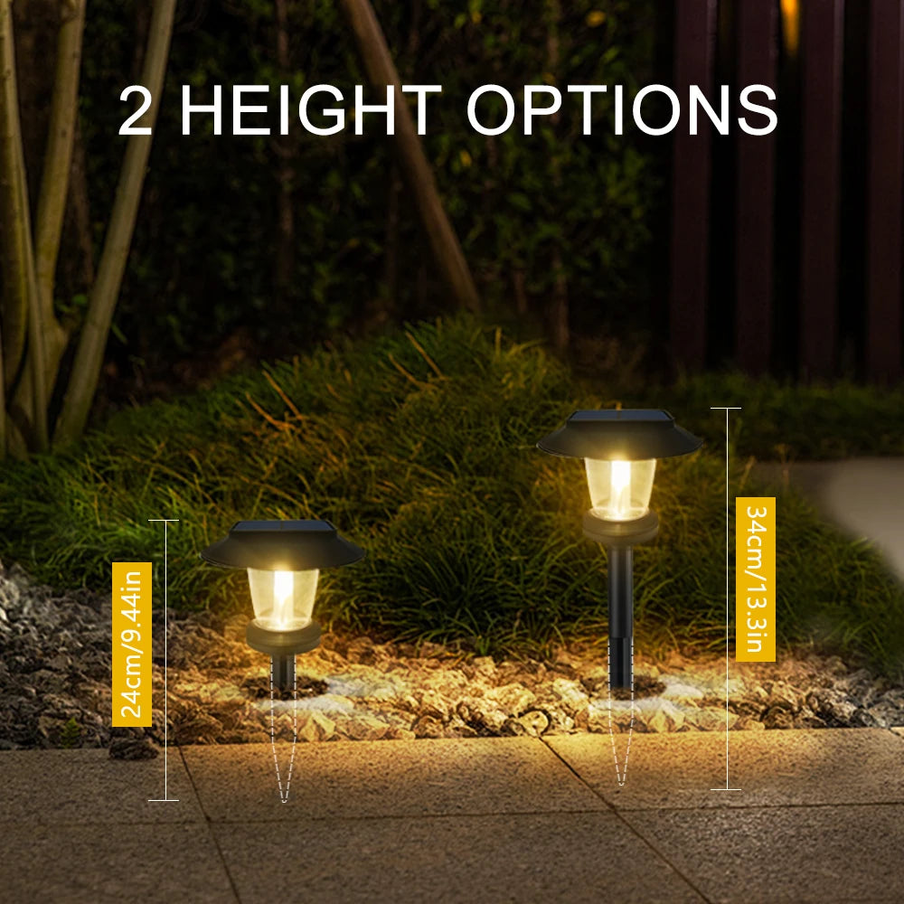 Solar Pathway Lights LED Waterproof for Garden Walkway - Smarsty